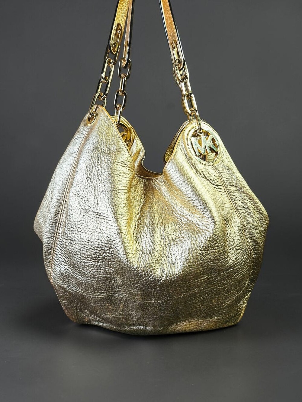 Michael Kors Fulton Large Leather Slouchy Hobo Bag